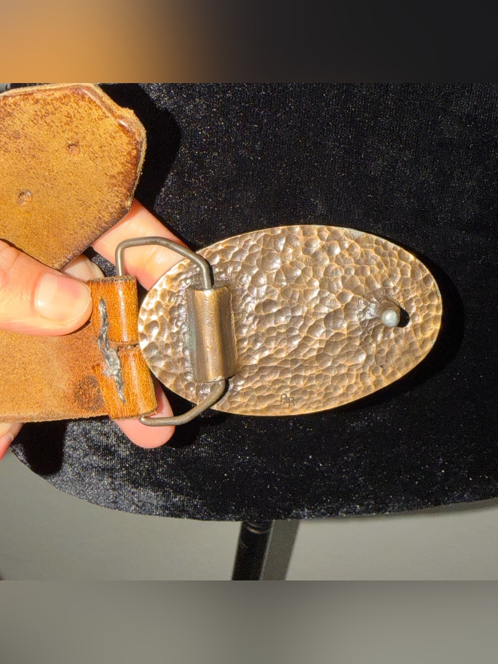 Vintage Cessna Airplane Belt - 1970’s made In USA Leather Belt With Brass Buckle - Picture 11 of 13